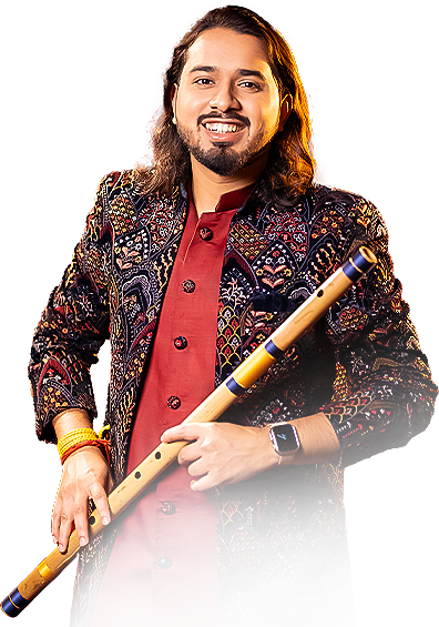 Panchajanya Dey Indian flutist performing Hindustani classical music